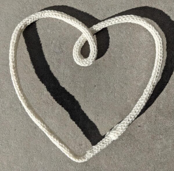 white heart
