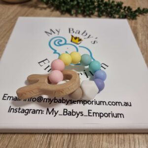 Teether - Rainbow with Rabbit