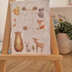 Baby Cards - Welcome Little One in Grey