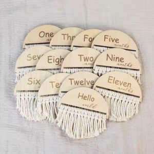 Wooden Milestone Set