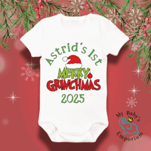 My First Grinchmas 2025 Baby Onesies Collection