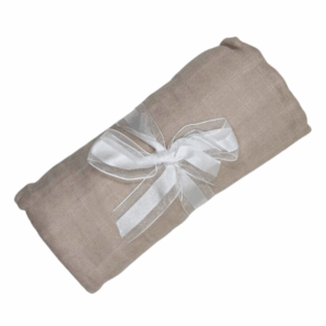 Soft Bamboo Cotton Muslin Wrap – Extra Large & Versatile - Tan