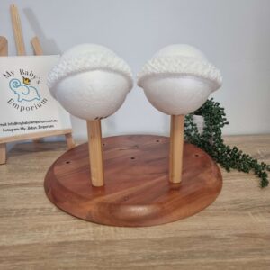 Baby Knitted Headband - 3-6 mths, White