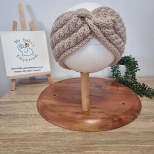 Erika Twist Headband - Creamy beige