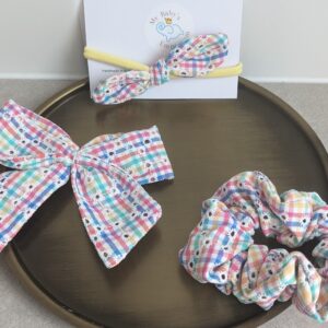 Easter Gingham Hair Accessories