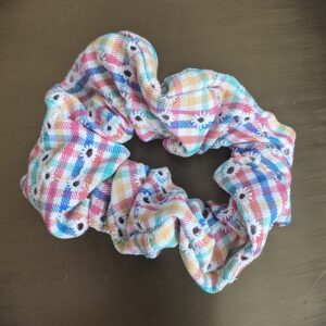 Easter Gingham Hair Accessories - Scrunchie