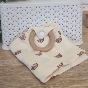 Cuddly Square Snuggly - Rainbow