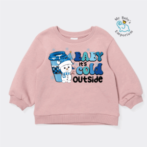 Baby Fleece Jumper - Baby It's Cold Outside