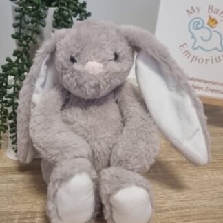 Personalised Bunny – Custom Name Keepsake (Free Shipping) - Grey
