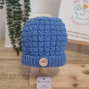 Baby Beanies Prem to Newborn - Noah Cornflower
