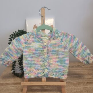 Sara Handknitted Baby Cardigan Newborn - 3 Months