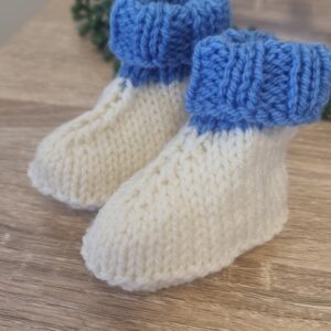 Huggi shoes - Saxe Blue/Cream