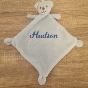 SnuggleBear Personalised Comforter - Blue