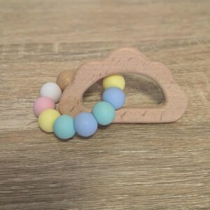 Cloud Teethers - Light Rainbow