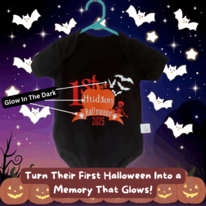 My First Halloween 2025 - Personalised Baby Onesies